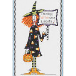 Janlynn Dolly Mamas Witch Counted Cross Stitch Kit  # 10620458