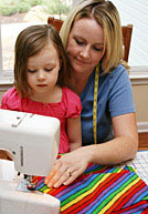 Using a Sewing Machine