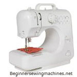 Michley LSS-505 Lil’ Sew & Sew Sewing Machine with Built-In Stitches, Combo with Electrical Scissors and 100-Piece Sewing Kit
